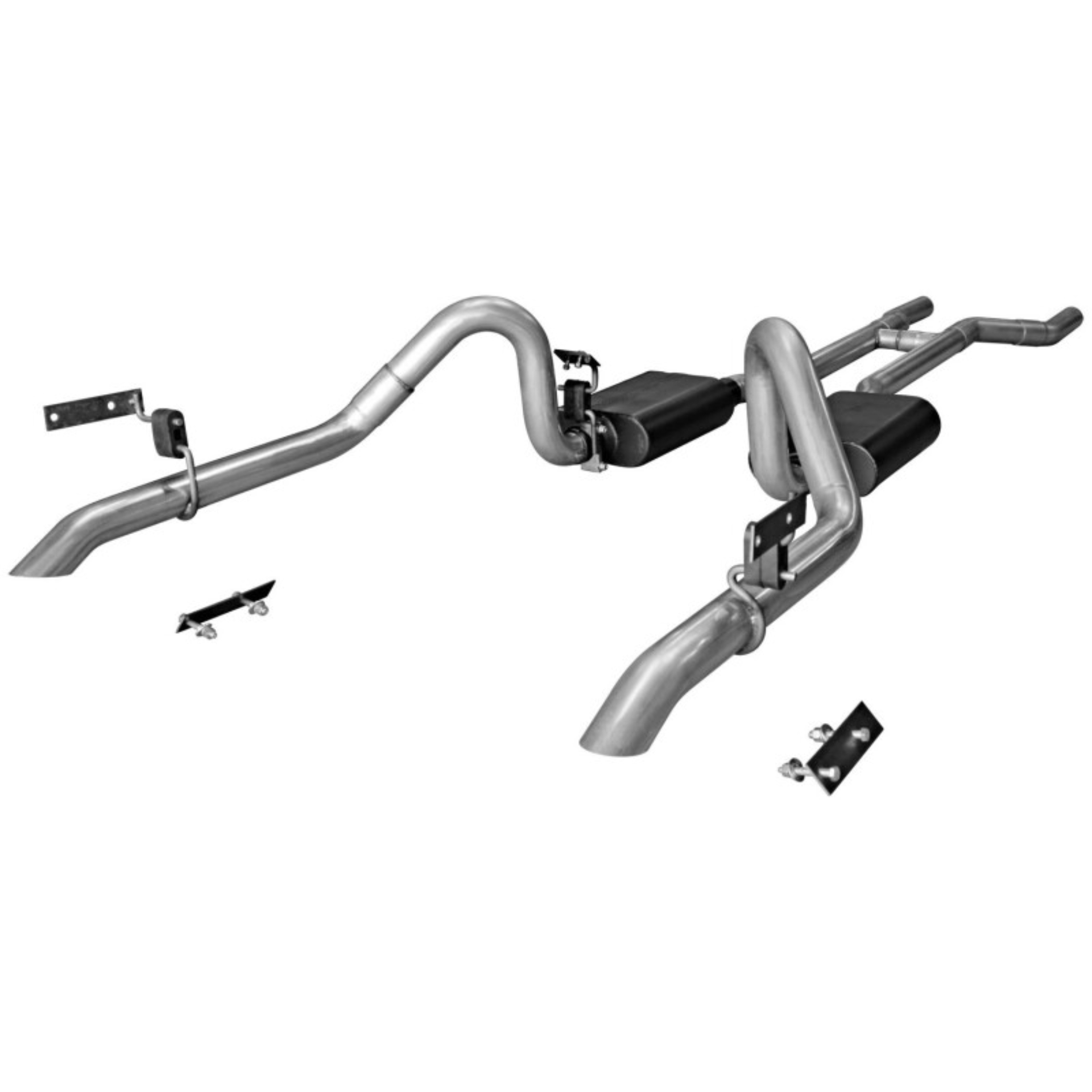 Picture of Flowmaster 67-70 Mustang American Thunder Under Valance Exhaust System