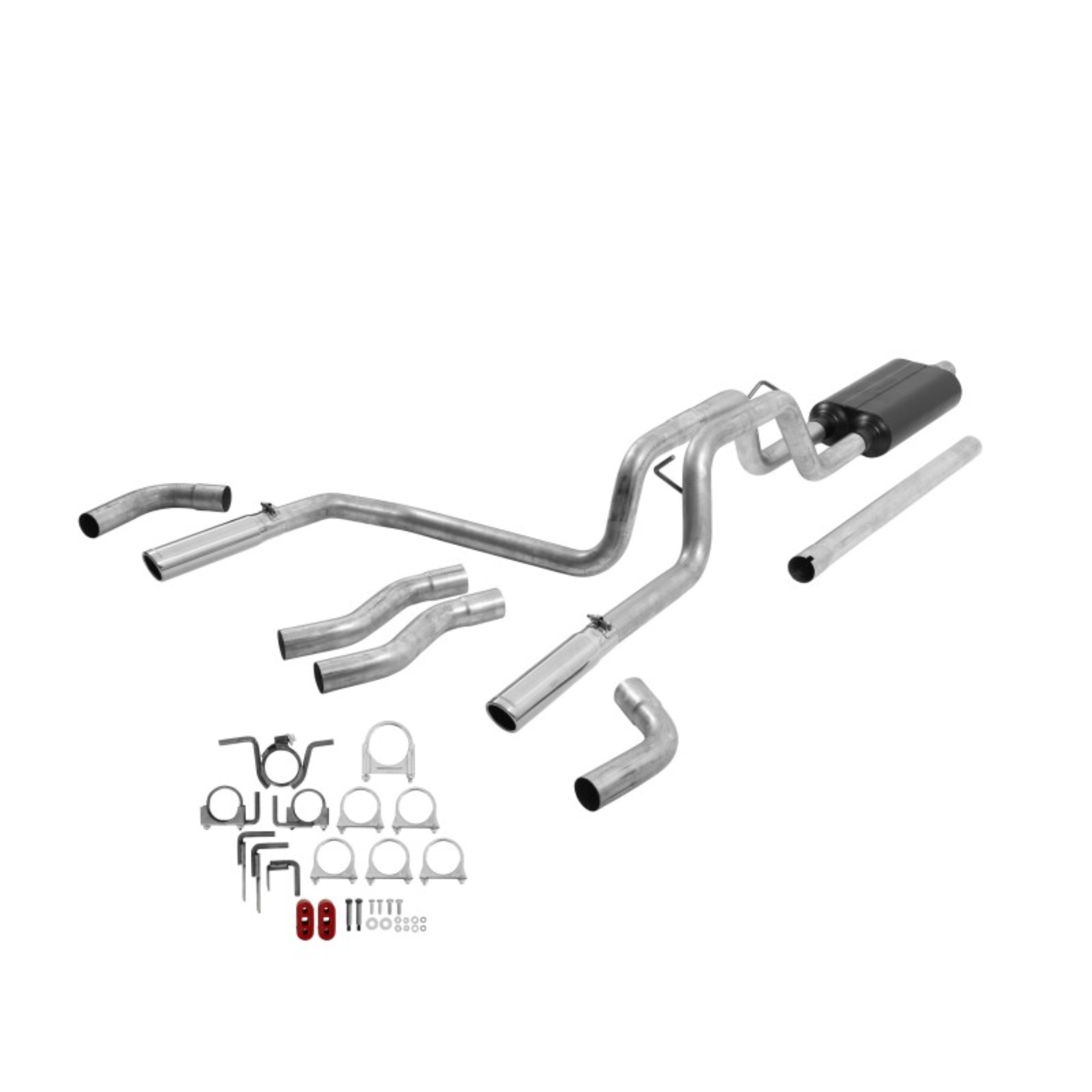 Picture of Flowmaster 94-01 Dodge RAM 1500 3.9L/5.2L/5.9L American Thunder Cat-Back Exhaust System