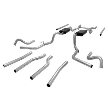 Picture of Flowmaster 67-72 GM C10/C15 American Thunder Crossmember-Back Exhaust System