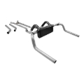 Picture of Flowmaster 67-74 Camaro/Nova 2.5in. American Thunder SS Crossmember-Back Exhaust System
