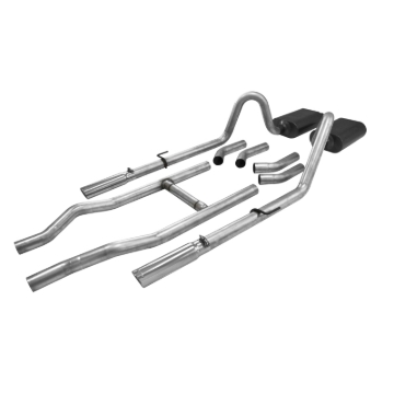 Picture of Flowmaster 55-57 Chevrolet 2.5in. American Thunder SS Crossmember-Back Exhaust System