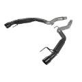 Picture of Flowmaster 15-23 Mustang BASE SS Outlaw Axle-Back Exhaust System - Black