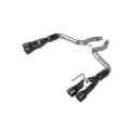 Picture of Flowmaster 18-23 Mustang 5.0L Outlaw Axle-Back Exhaust System - Black Tips(w/Valves)