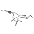 Picture of Flowmaster 67-72 Ford F100 American Thunder Cat-Back Exhaust System - (wide Tank)