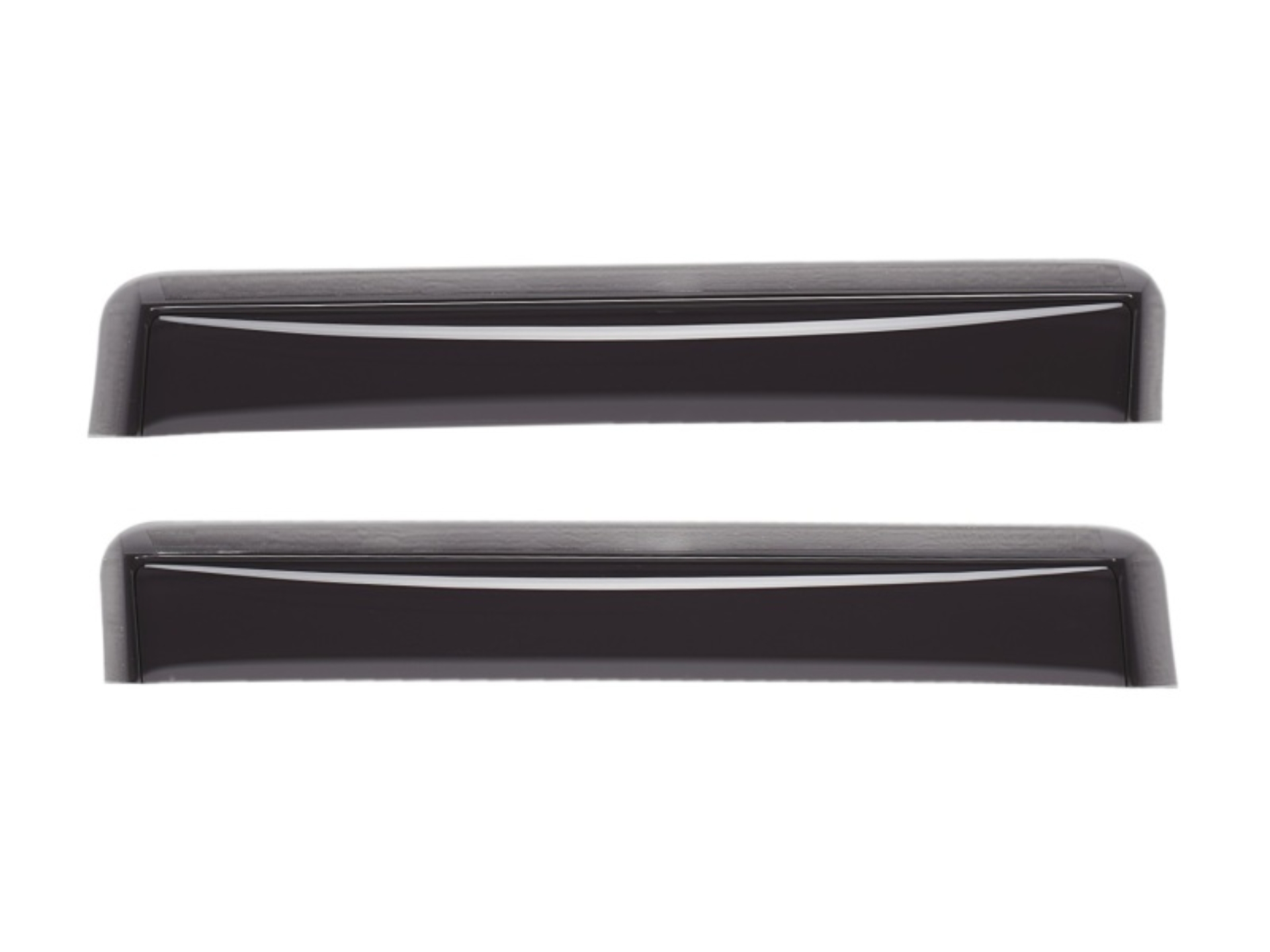 Picture of WeatherTech 20-26 Chevrolet Silverado 25/3500HD Reg Cab Front Side Window Deflectors - Matte Black
