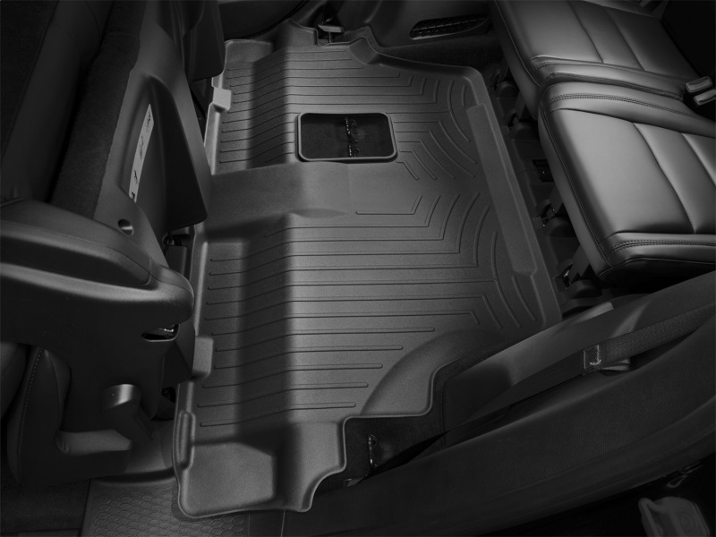 Picture of WeatherTech 25-26 Cadillac Escalade/Escalade V 2nd Row Bench Rear FloorLiner HP - Black