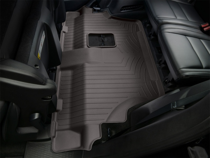 Picture of WeatherTech 25-26 Cadillac Escalade/Escalade V 2nd Row Bench Rear FloorLiner HP - Cocoa