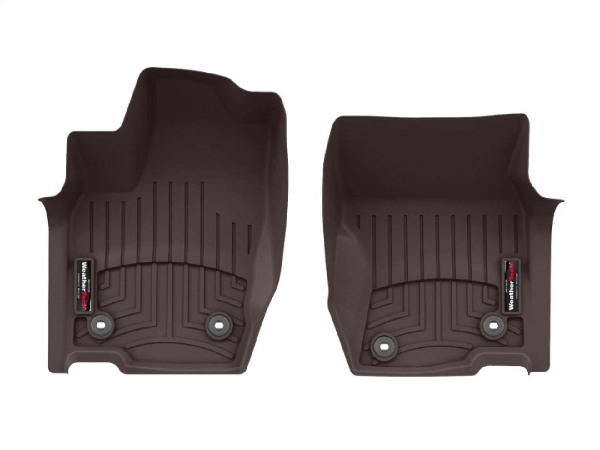 Picture of WeatherTech 24-26 Toyota Land Cruiser/Lexus GX Front FloorLiner - Cocoa