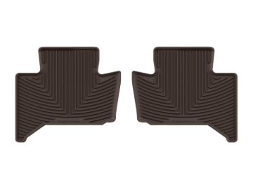 Picture of WeatherTech 24-27 Toyota Land Cruiser/24-26 Lexus GX Rear All-Weather Floor Mats - Cocoa