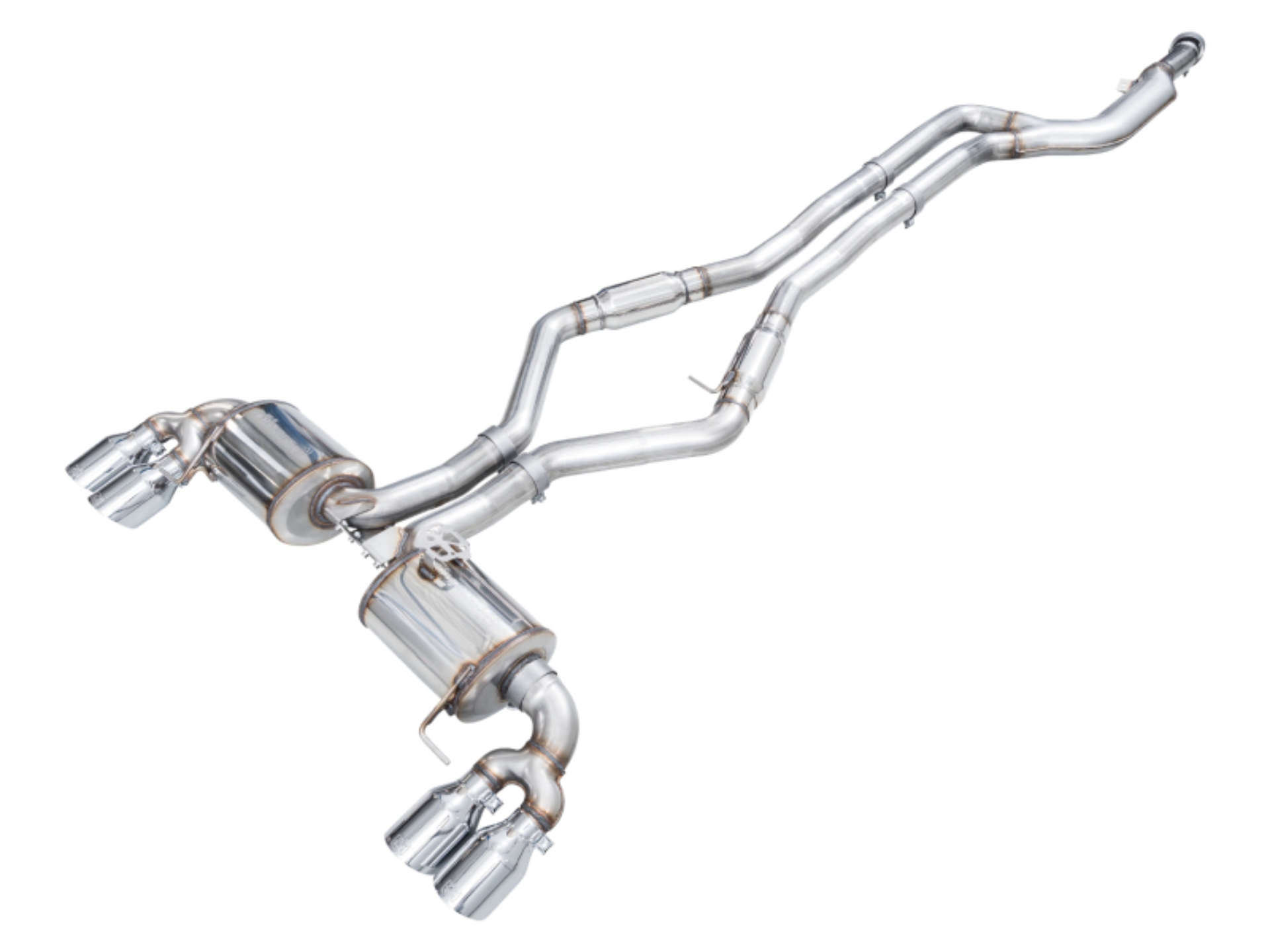 Picture of AWE Tuning 22-26 BMW M240i (G42) Touring Edition Exhaust - Chrome Silver Tips