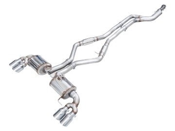 Picture of AWE Tuning 22-26 BMW M240i (G42) Touring Edition Exhaust - Chrome Silver Tips