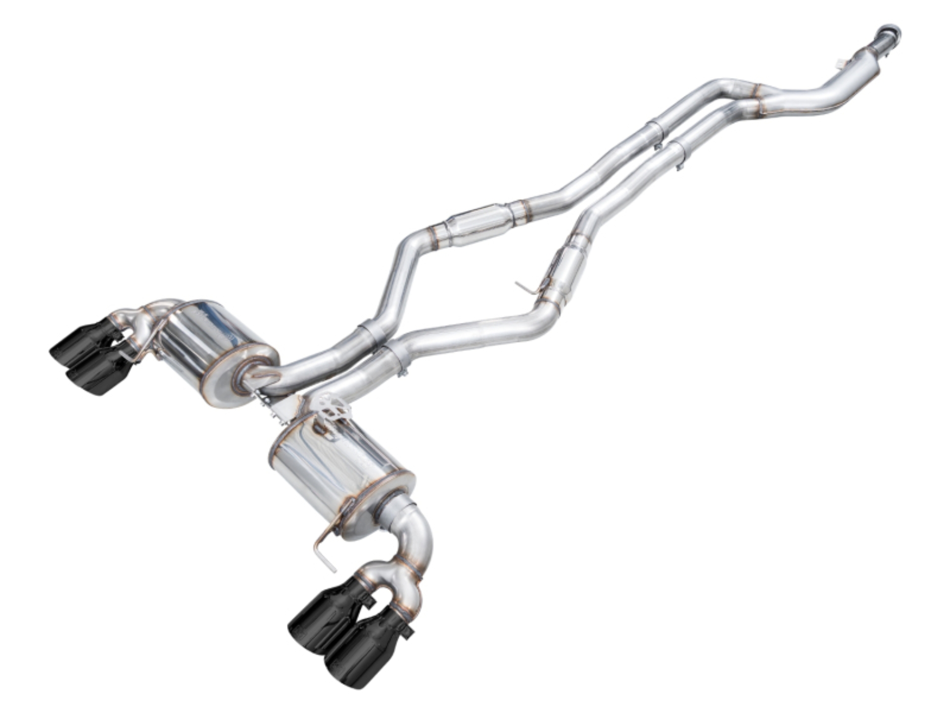 Picture of AWE Tuning 22-26 BMW M240i (G42) Touring Edition Exhaust - Diamond Black Tips