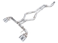 Picture of AWE Tuning 22-26 BMW M240i (G42) Track Edition Exhaust - Chrome Silver Tips