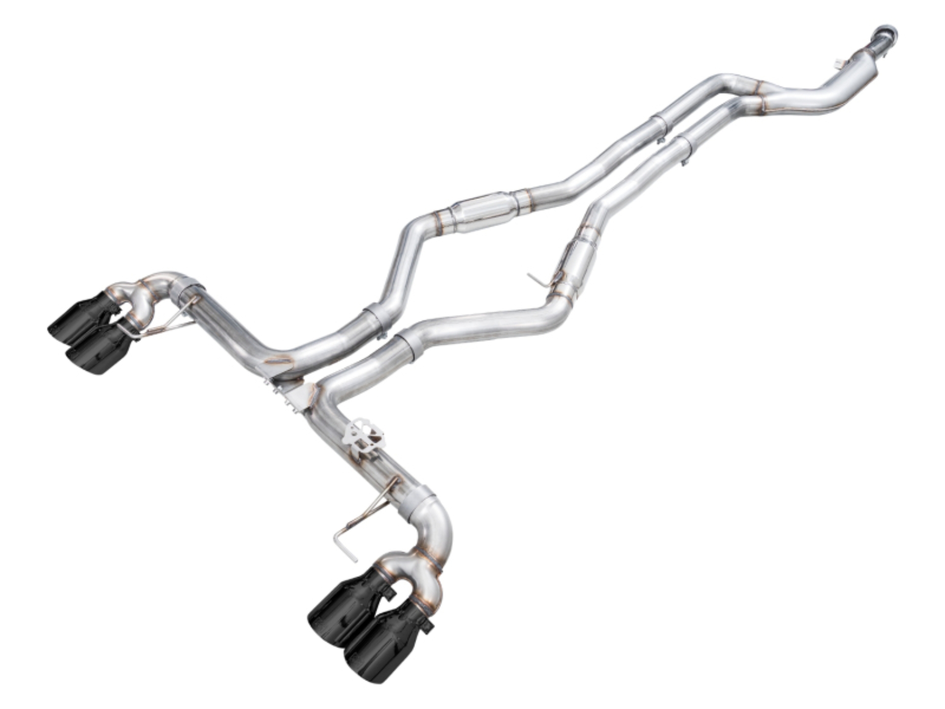 Picture of AWE Tuning 22-26 BMW M240i (G42) Track Edition Exhaust - Diamond Black Tips