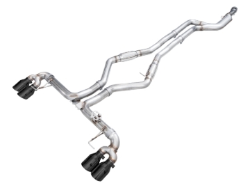 Picture of AWE Tuning 22-26 BMW M240i (G42) Track Edition Exhaust - Diamond Black Tips