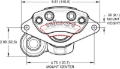 Picture of Wilwood caliper EPB .157-.393 rotor R/H ANO W/HT motor
