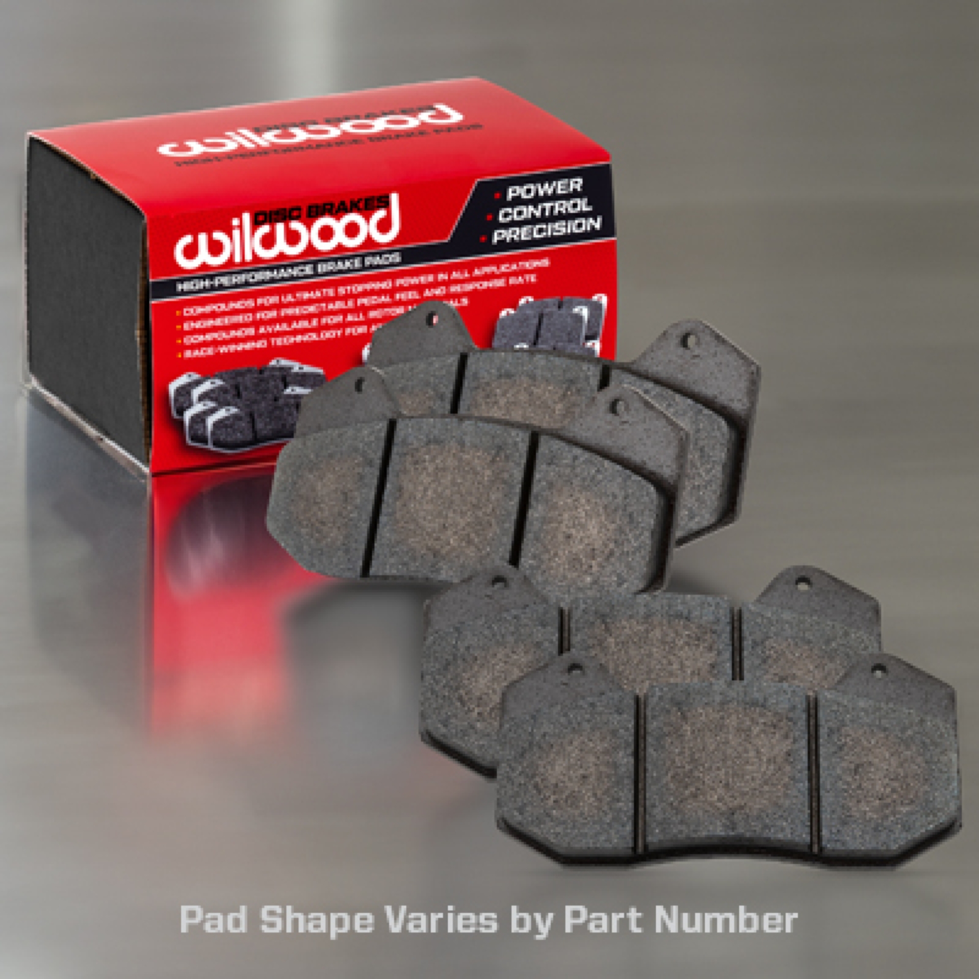 Picture of Wilwood pad D1012-10 street perf axle set