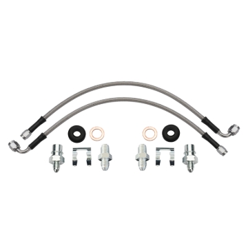 Picture of Wilwood flexline kit 16IN. 90 deg -3 male to M10-1.0 BF M10-1.0 banjo