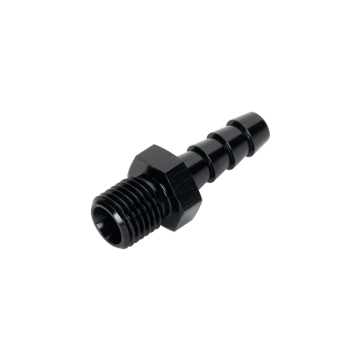 Picture of Wilwood fitting 7/16-20 to 1/4 hose aluminum black