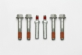 Picture of Wilwood bolt kit 1/2-13X2.75 LG hfcs silver epoxy 1193-S 4PK W/STEERING stop