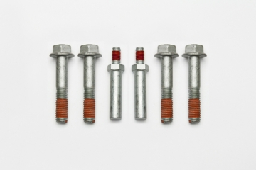 Picture of Wilwood bolt kit 1/2-13X2.75 LG hfcs silver epoxy 1193-S 4PK W/STEERING stop
