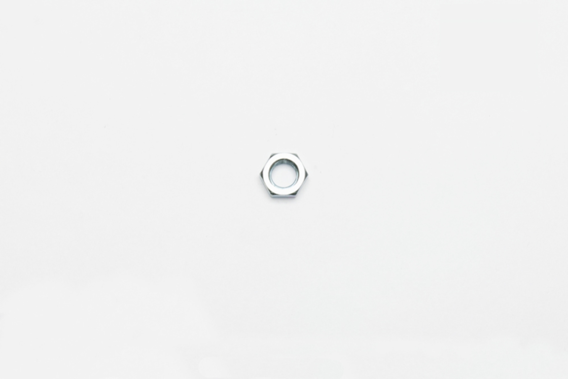 Picture of Wilwood nut 7/16-20 lock super 2-WAY jam pattern bright zinc