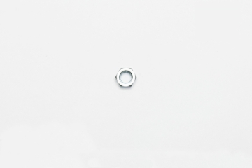 Picture of Wilwood nut 7/16-20 lock super 2-WAY jam pattern bright zinc