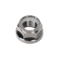 Picture of Wilwood nut 3/8-24 nylon self lock hex flange titanium GR5