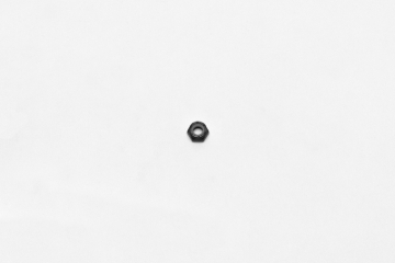 Picture of Wilwood nut 1/4-28 thin nylock 7/16 hex black zinc