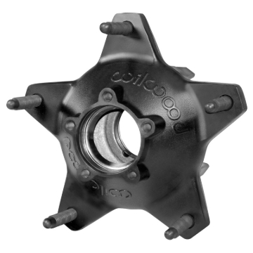 Picture of Wilwood hub starlite 55 std rear 1 ton bearing races black long stud