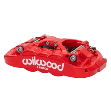 Picture of Wilwood XRS6R 1.62/1.12/1.12 1.10 Rotor R/H Caliper - Red