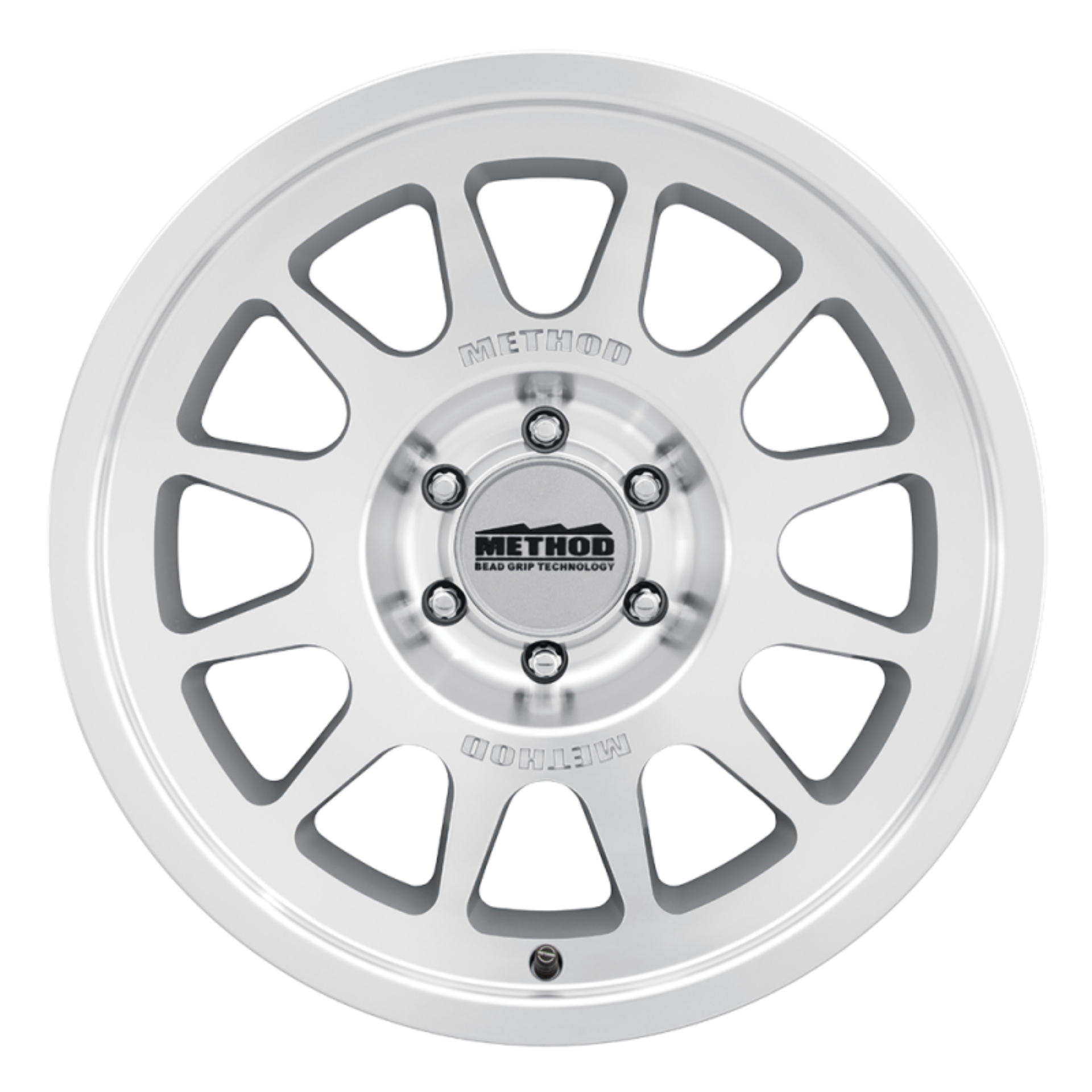 Picture of Method MR703 Bead Grip 20x9 -12mm Offset 5x5 71.5mm CB - Machined Clear Coat
