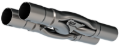 Picture of Borla SwitchFire X-pipe 2.5I.D. INLETS 2.5in. O.D. OUTLETS Notched
