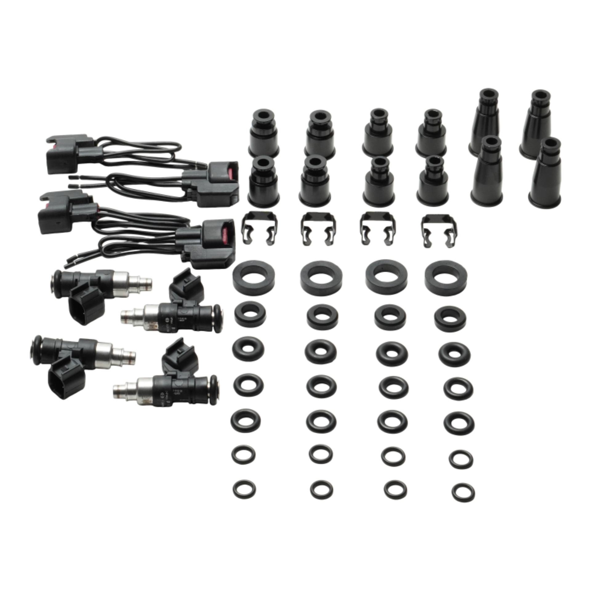 Picture of DeatschWerks Universal 4 Cylinder Import Injector Kit - Set of Four 550cc Injectors