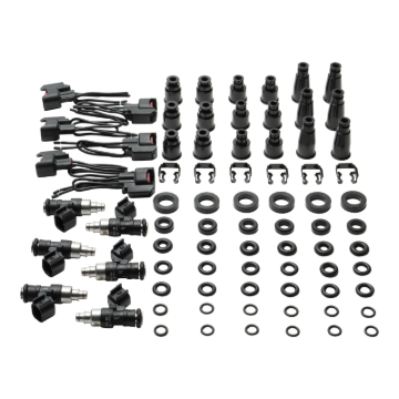 Picture of DeatschWerks Universal 6 Cylinder Import Injector Kit - Set of Six 1500cc Injectors