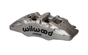 Picture of Wilwood Caliper-Forged Dynapro 6 5.25in Mount-Nickel-L/H 1.38/1.00/1.00in Pistons .81in Disc
