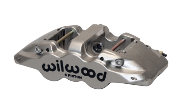 Picture of Wilwood Caliper-Aero6-ST-L/H-Nickel (.80 Thk Pad) 1.62/1.12/1.12in Pistons 1.25in Disc