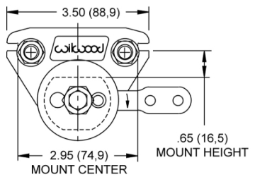 Picture of Wilwood Caliper-Polished 1.62in Bore .81in Disc
