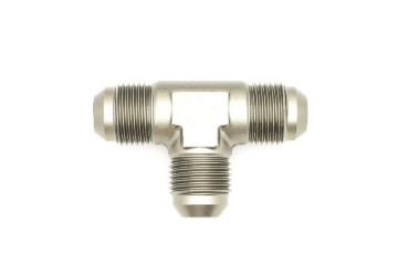 Picture of DeatschWerks 8AN Male Flare + 8AN Male Flare To 8AN Male Flare Tee Fitting