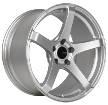 Picture of Enkei Kojin 18x8 45mm Offset 5x112 Bolt Pattern 72.6mm Bore Dia Matte Silver Wheel