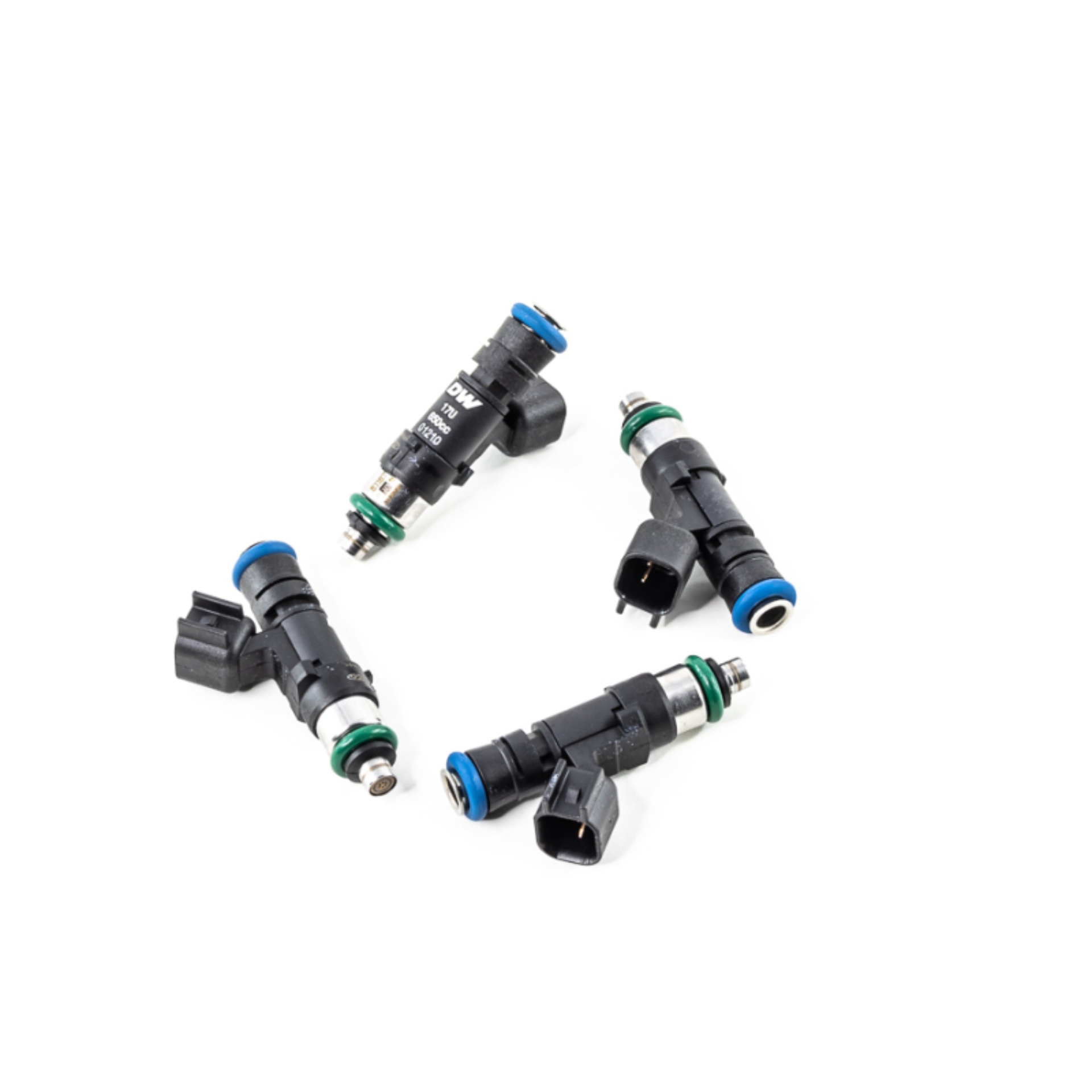 Picture of DeatschWerks DW 650cc Injector Sets-4 Cyl Fuel Injector Sets - 17U-08-0650-4