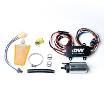 Picture of DeatschWerks DW440 440lph Brushless Fuel Pump Single/Dual Controller w/ Install Kit 93-07 Subaru WRX