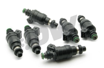 Picture of DeatschWerks Mitsubishi 90-01 3000GT 3.0TT 800cc Low Impedance Top Feed Injectors (Matched Set of 6)