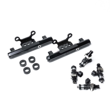 Picture of DeatschWerks 04-06 Subaru STI/LGT Side Feed to Top Feed Fuel Rail Conv Kit w/ 2200cc Injectors