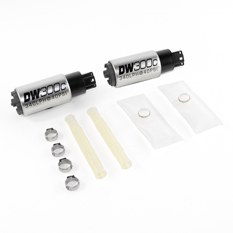 Picture of DeatschWerks DW DW300C Fuel Pumps w/Kits - 9-307-1033