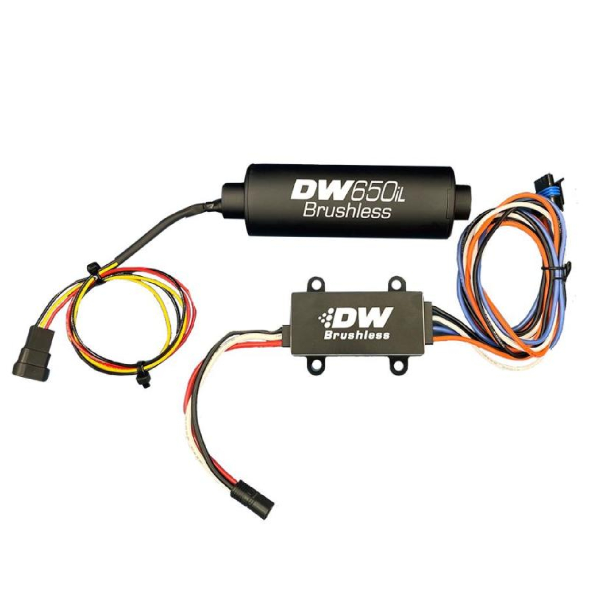 Picture of DeatschWerks DW650iL Series 650LPH In-Line External Fuel Pump w/ PWM Controller
