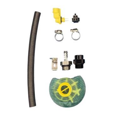 Picture of DeatschWerks DW650iL Series 650LPH In-Line External Fuel Pump Universal Install Kit