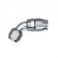 Picture of DeatschWerks 10AN Female Swivel 60-Degree Hose End CPE - Anodized Titanium