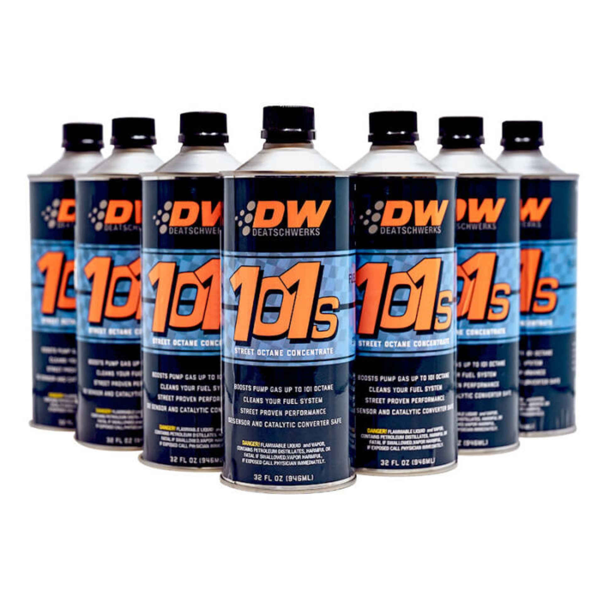 Picture of DeatschWerks 101S Street Octane Booster 32oz. Cans - Case of 8