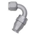 Picture of DeatschWerks 8AN Female Flare Swivel 120-degree Hose End - PTFE